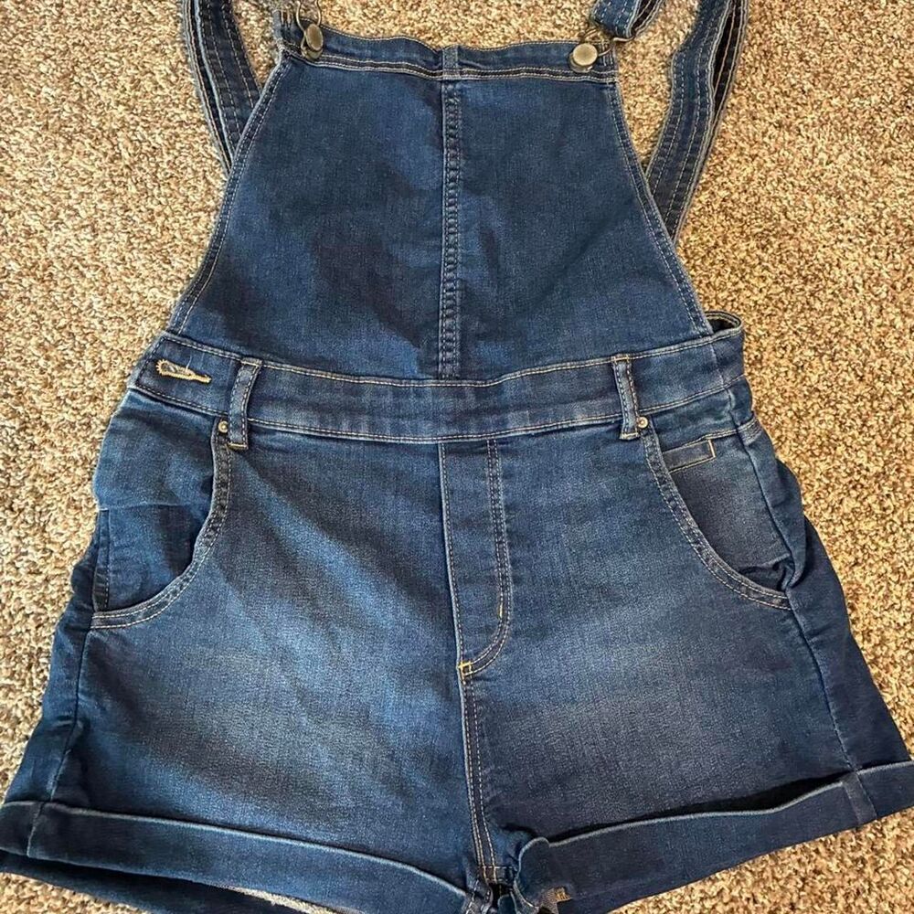 H-m Women's Blue and Navy Dungarees-overalls